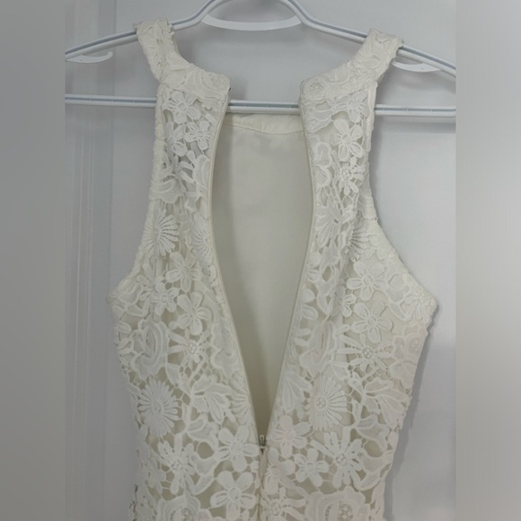 Lulus Ivory Lace Mini Dress - Picture 2 of 6